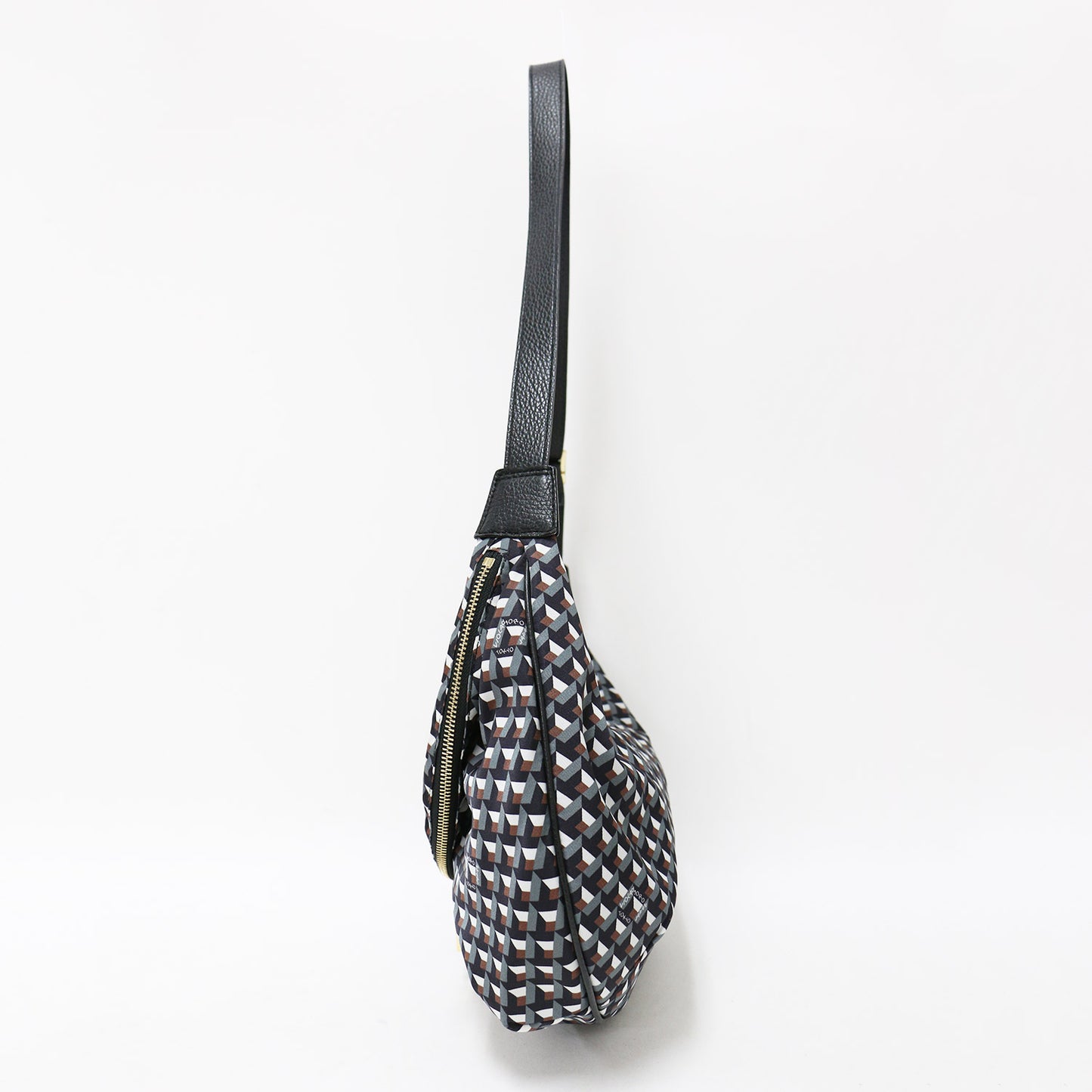 モノグラム柄 ショルダーバッグ / クロスボディ 肩掛け プリント ナイロン