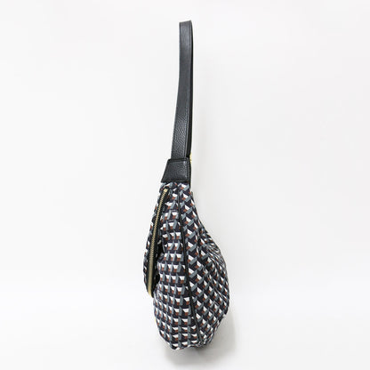 モノグラム柄 ショルダーバッグ / クロスボディ 肩掛け プリント ナイロン