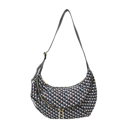 モノグラム柄 ショルダーバッグ / クロスボディ 肩掛け プリント ナイロン