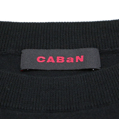 コットン カシミヤ クルーネック ニット ベスト / ノースリーブ ハイゲージ