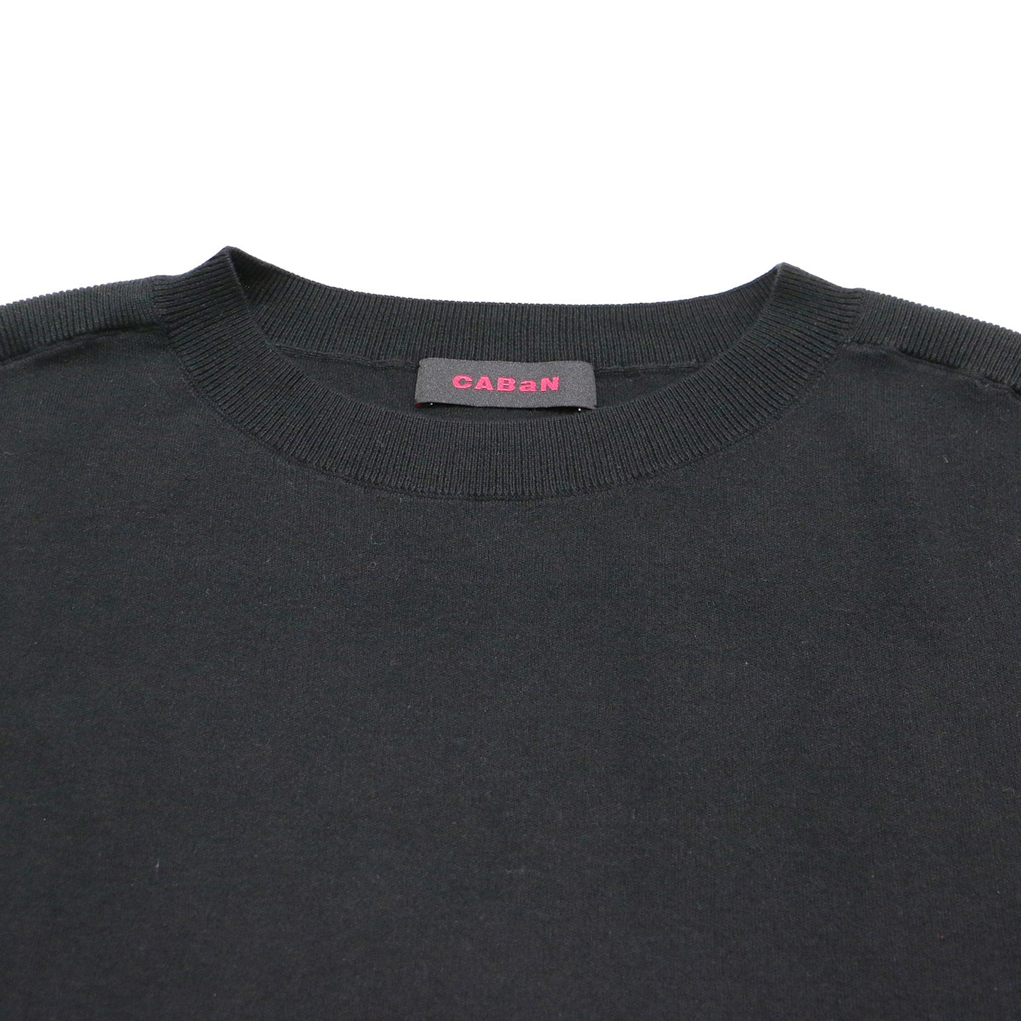 コットン カシミヤ クルーネック ニット ベスト / ノースリーブ ハイゲージ