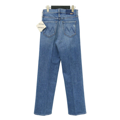 ワイド ストレート デニム パンツ / THE RAMBLER ZIP ANKLE アンクル丈 ハイウエスト ストレッチ コットン