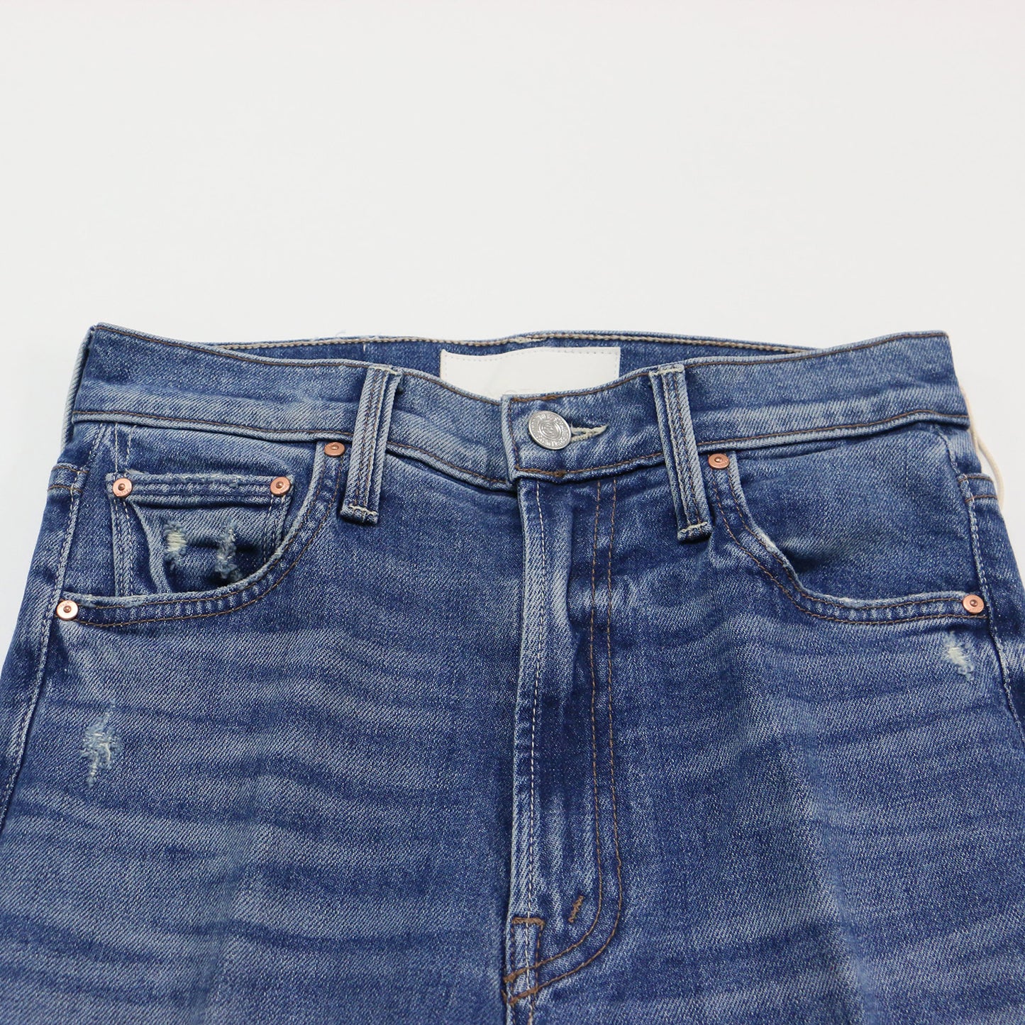 ワイド ストレート デニム パンツ / THE RAMBLER ZIP ANKLE アンクル丈 ハイウエスト ストレッチ コットン