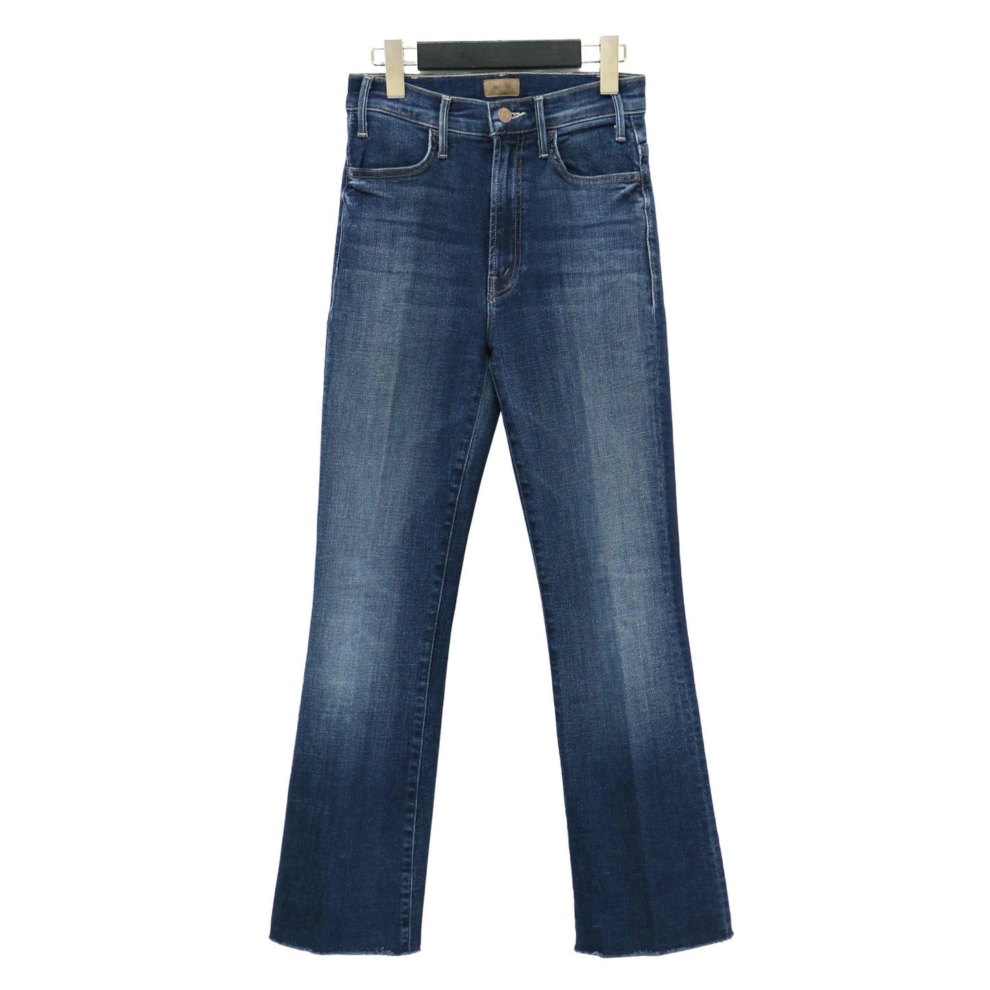 フレア デニム パンツ / THE HUSTLER ANKLE アンクル丈 カットオフ ストレッチ コットン