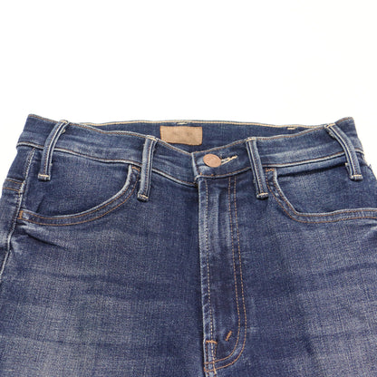 フレア デニム パンツ / THE HUSTLER ANKLE アンクル丈 カットオフ ストレッチ コットン