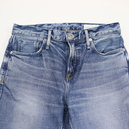 スリム クロップド デニム パンツ / THE STELLA テーパード ストレッチ コットン