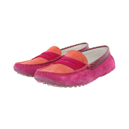 スウェード ドライビング シューズ / GOMMINI MOCASSINO ローファー スリッポン モカシン バイカラー
