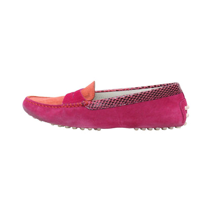 スウェード ドライビング シューズ / GOMMINI MOCASSINO ローファー スリッポン モカシン バイカラー