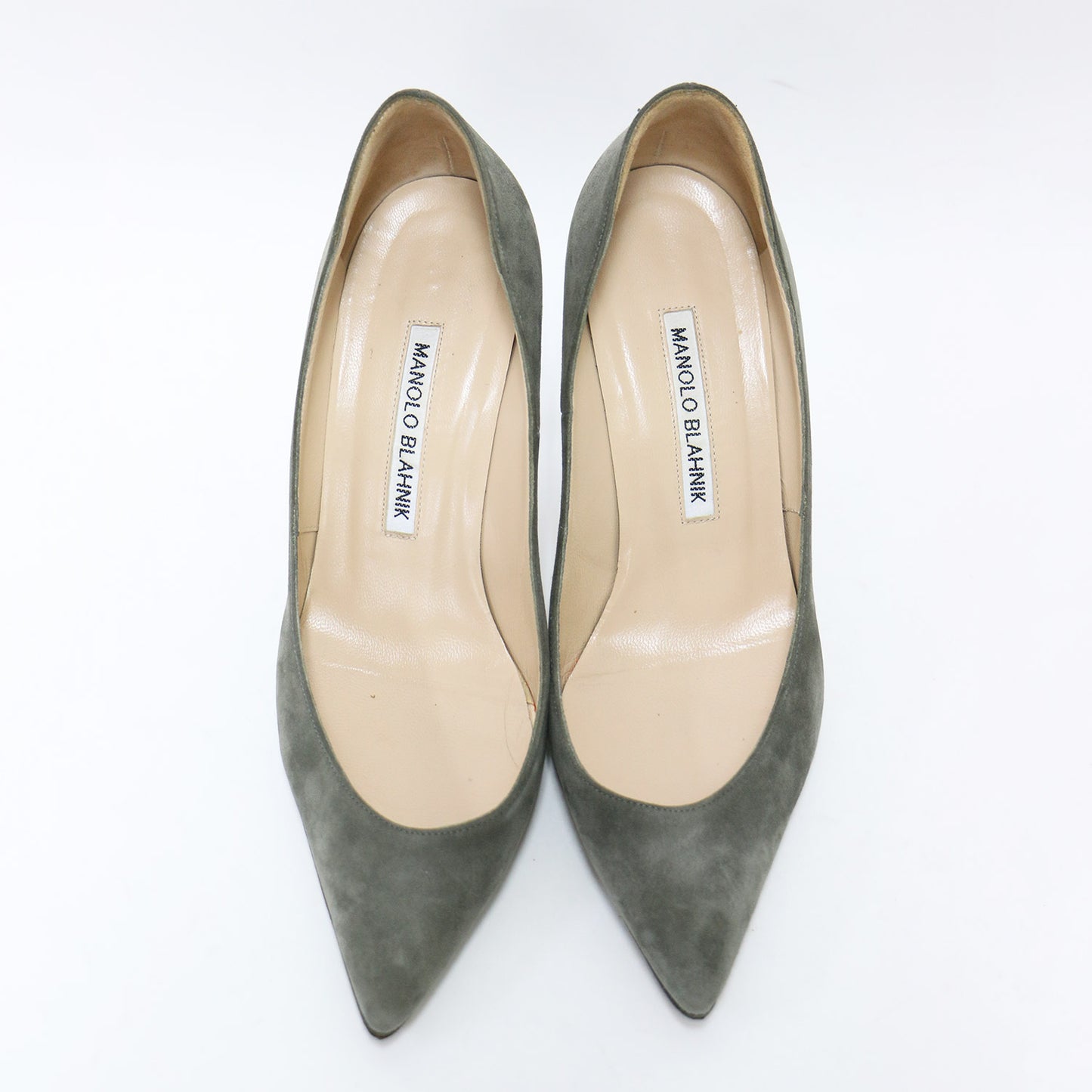 スウェード ハイヒール パンプス / ポンテッドトゥ ピンヒール レザー