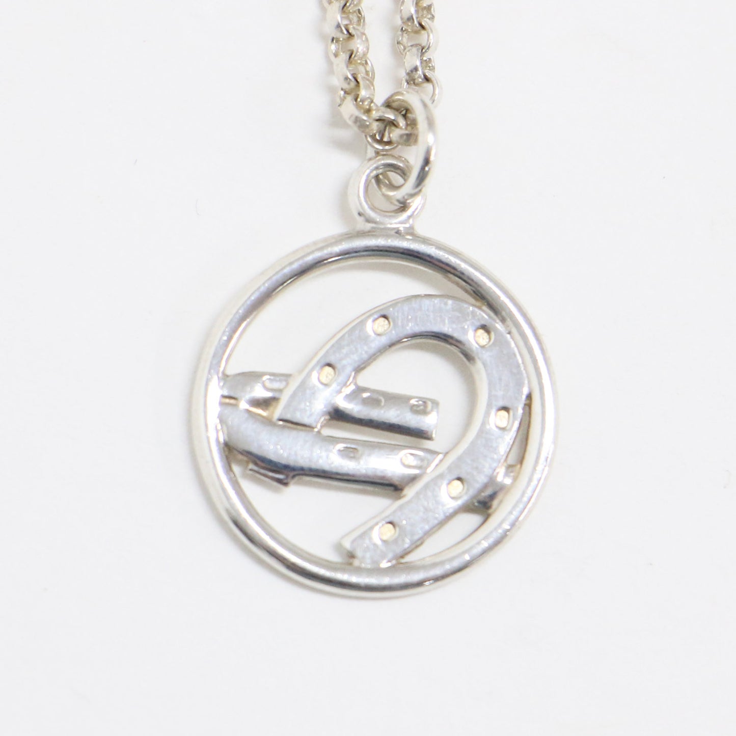 ホースシュー ネックレス / Ag925 SV925 馬蹄モチーフ ペンダント