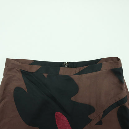 ビッグフラワー ロング スカート / Big Flower フレア 花柄