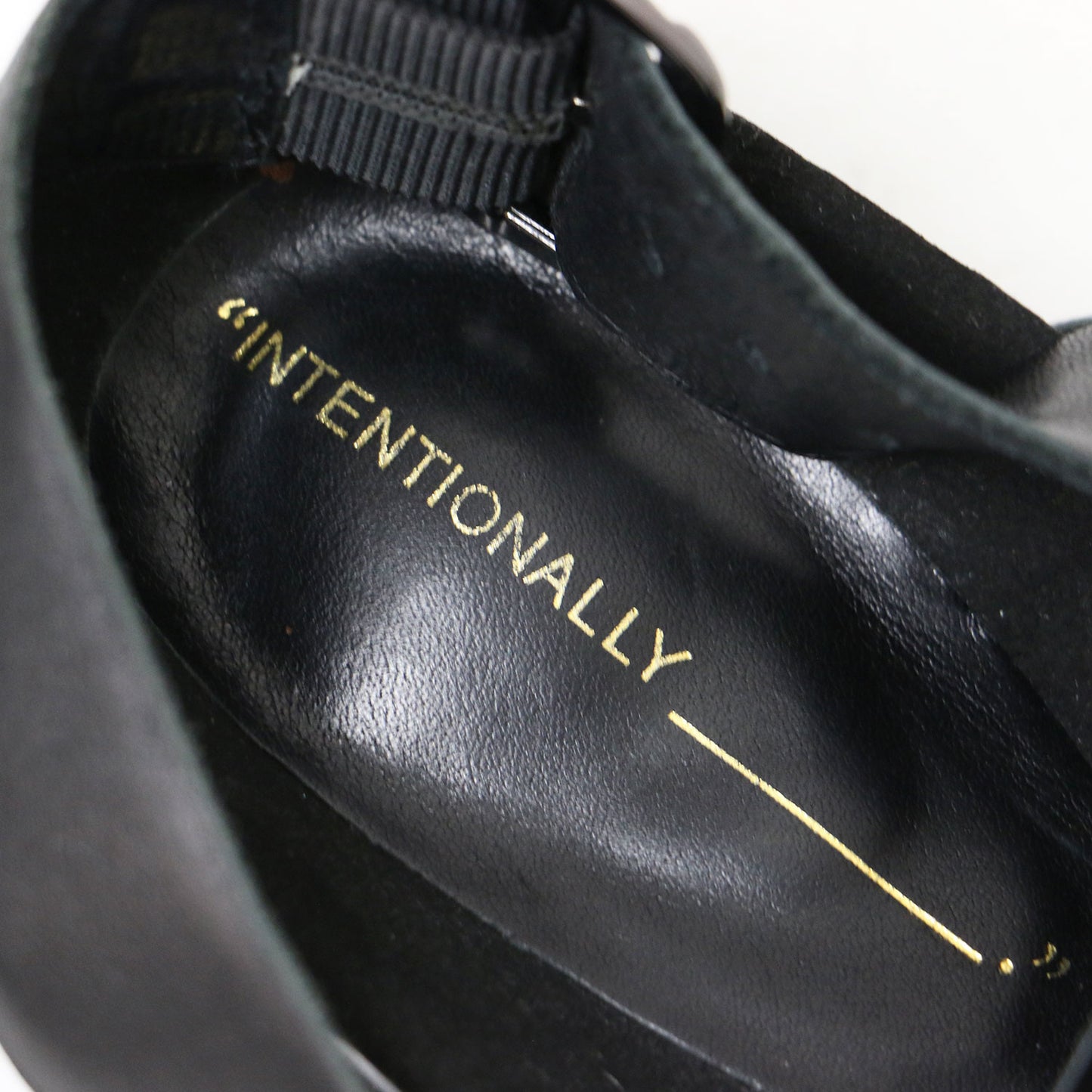 レザー ベルト サンダル / EXXY ウエッジソール バックストラップ ボリュームソール