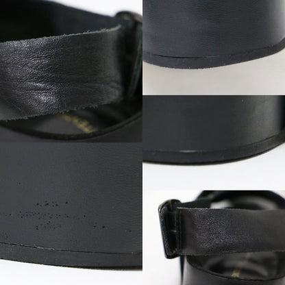 レザー ベルト サンダル / EXXY ウエッジソール バックストラップ ボリュームソール