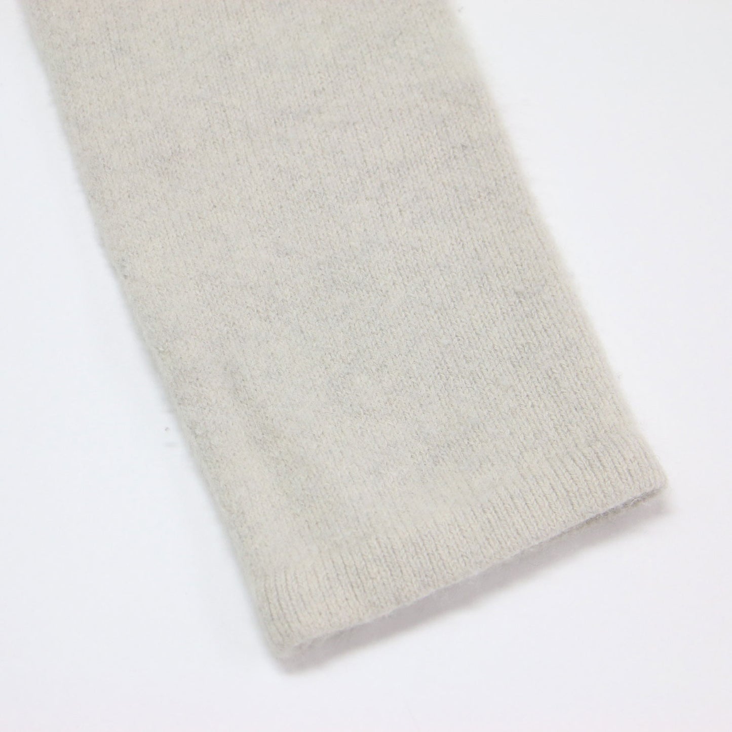 23秋冬 カシミヤ ミックス ファー カーディガン / Cashmere Mix Fur ショート丈 クルーネック 長袖 ウール