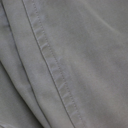 ワイド クロップド パンツ / センターピンタック ハイウエスト ストレッチ コットン