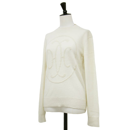 24秋冬 Hリフト カシミヤ ロングスリーブ ニット / プルオーバー クルーネック 長袖