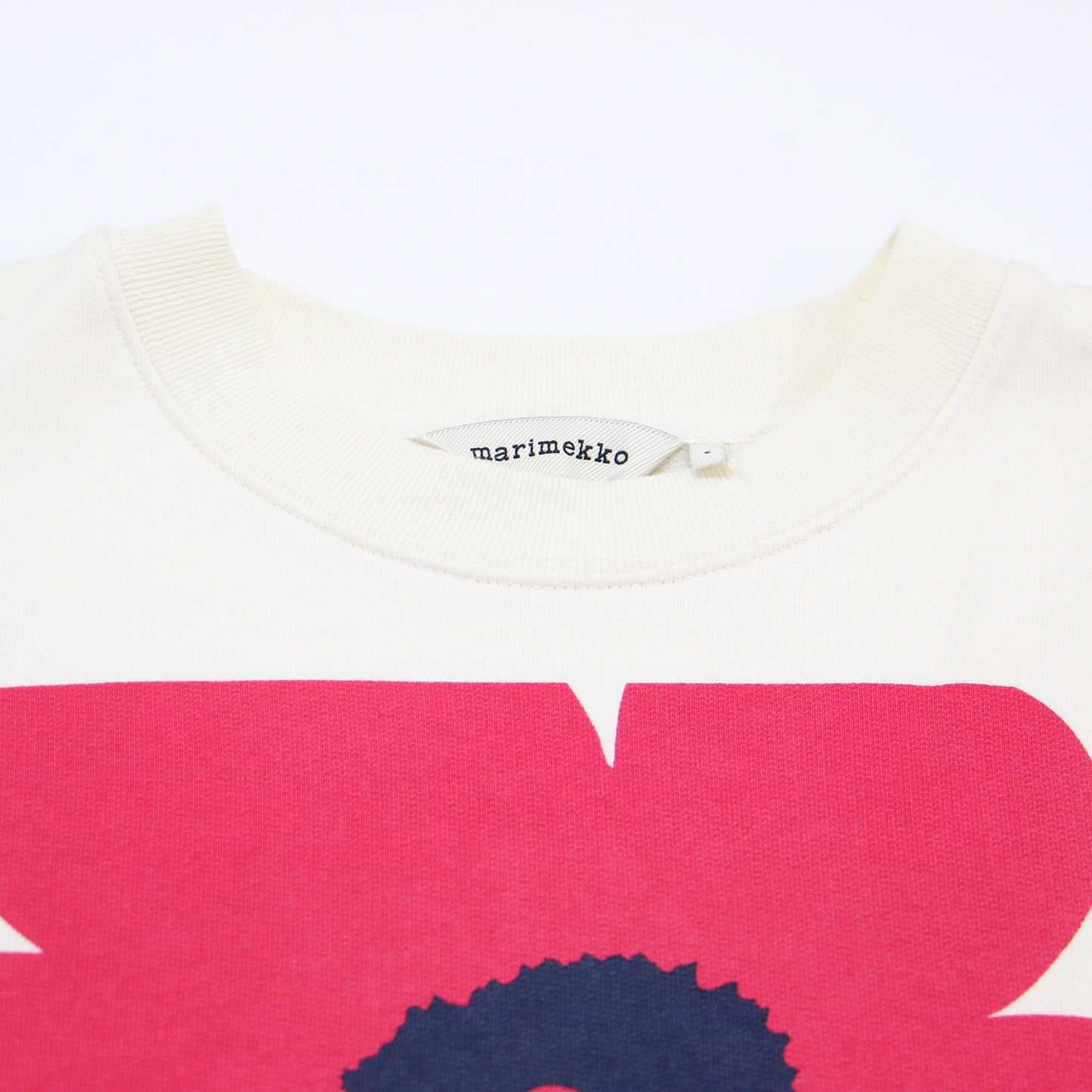 24春夏 ウニッコ プリント スウェット / Unikko Loisto Placement sweatshirt クルーネック 長袖 裏毛 フラワー コットン