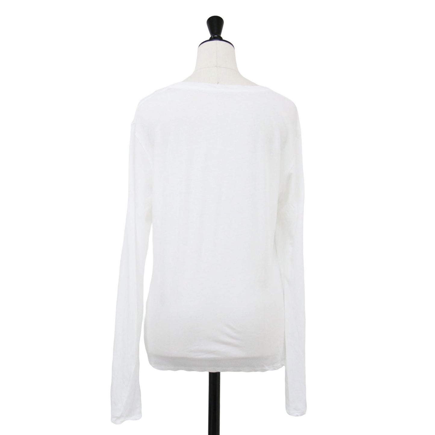 25春夏 ハイゲージ ロング Tシャツ / high gauge long カットソー クルーネック 長袖 シアー コットン