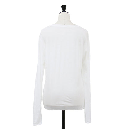 25春夏 ハイゲージ ロング Tシャツ / high gauge long カットソー クルーネック 長袖 シアー コットン