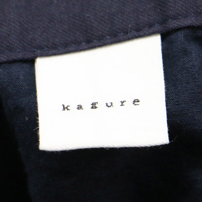 コットン ヘンプ ラップ ワンピース / ジャンパースカート Vネック ロング ノースリーブ タック Aライン