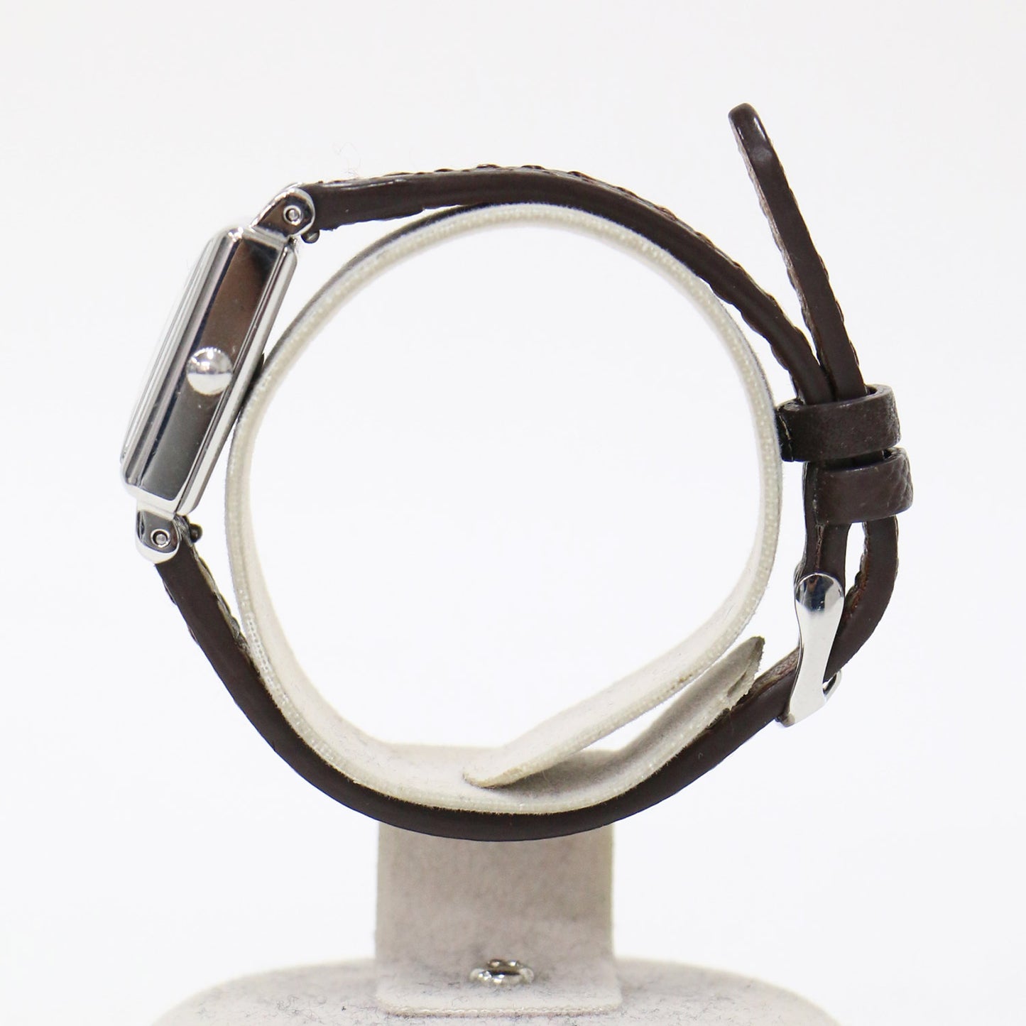 レザー ベルト 腕時計 / リストウォッチ スクエア クオーツ