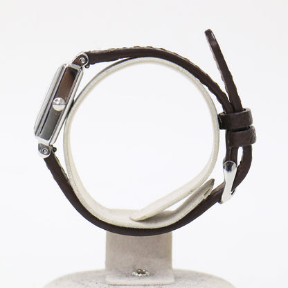 レザー ベルト 腕時計 / リストウォッチ スクエア クオーツ