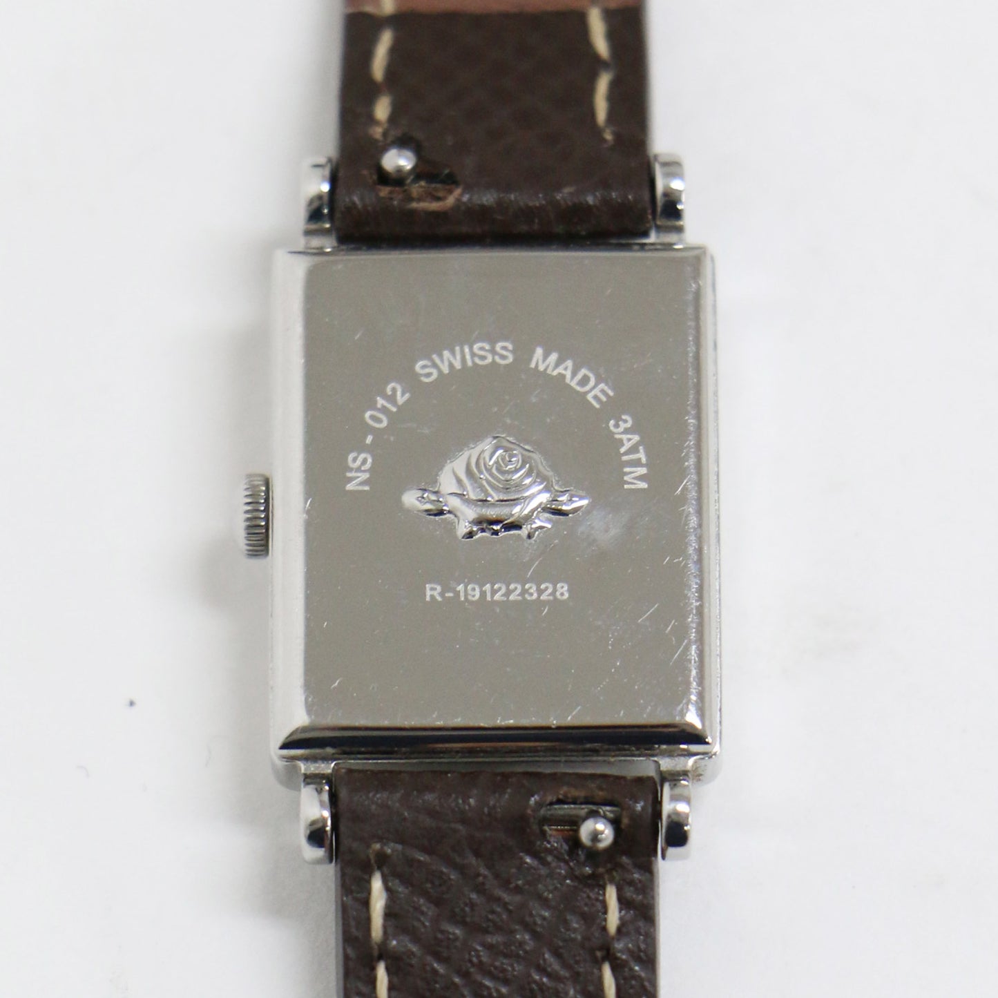 レザー ベルト 腕時計 / リストウォッチ スクエア クオーツ