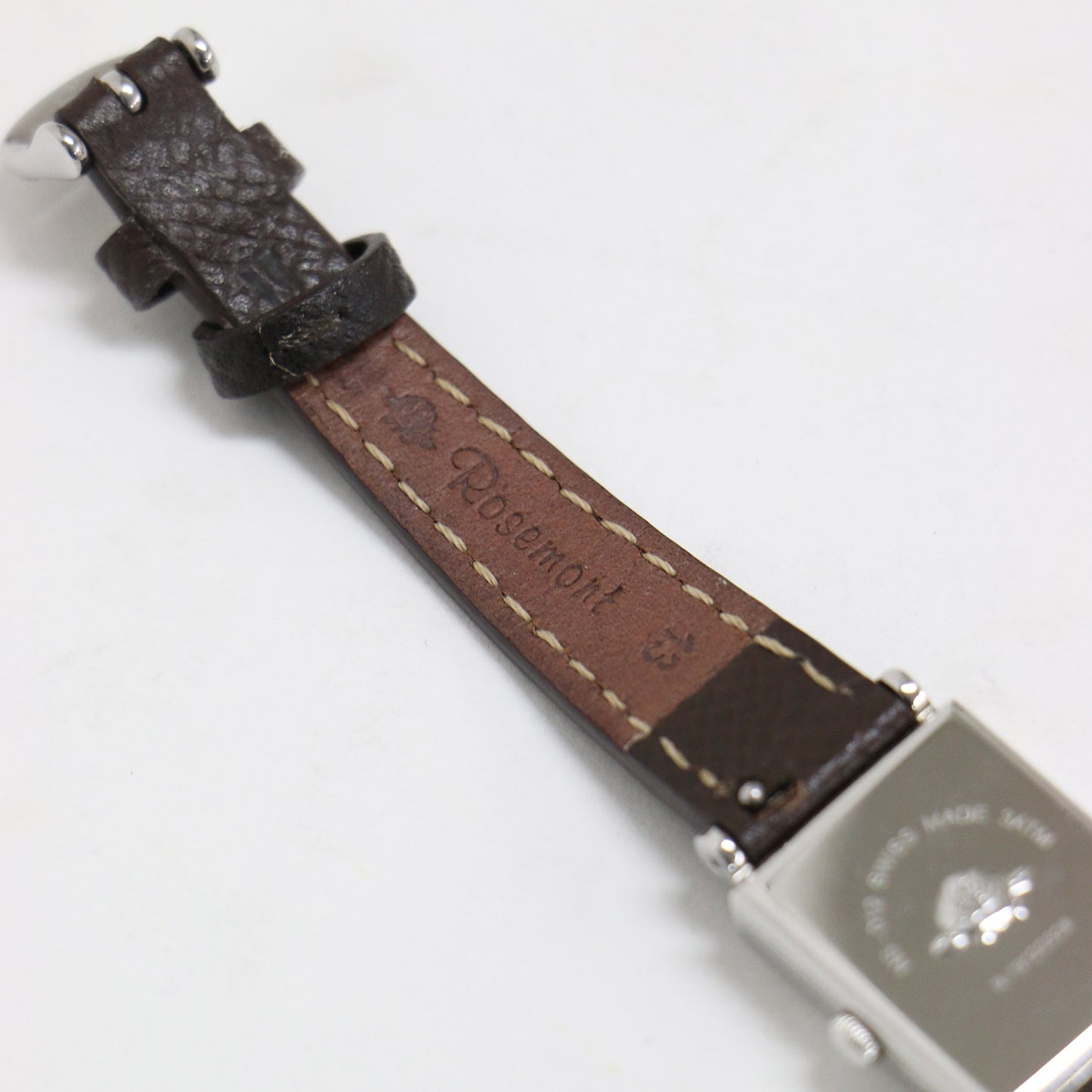 レザー ベルト 腕時計 / リストウォッチ スクエア クオーツ
