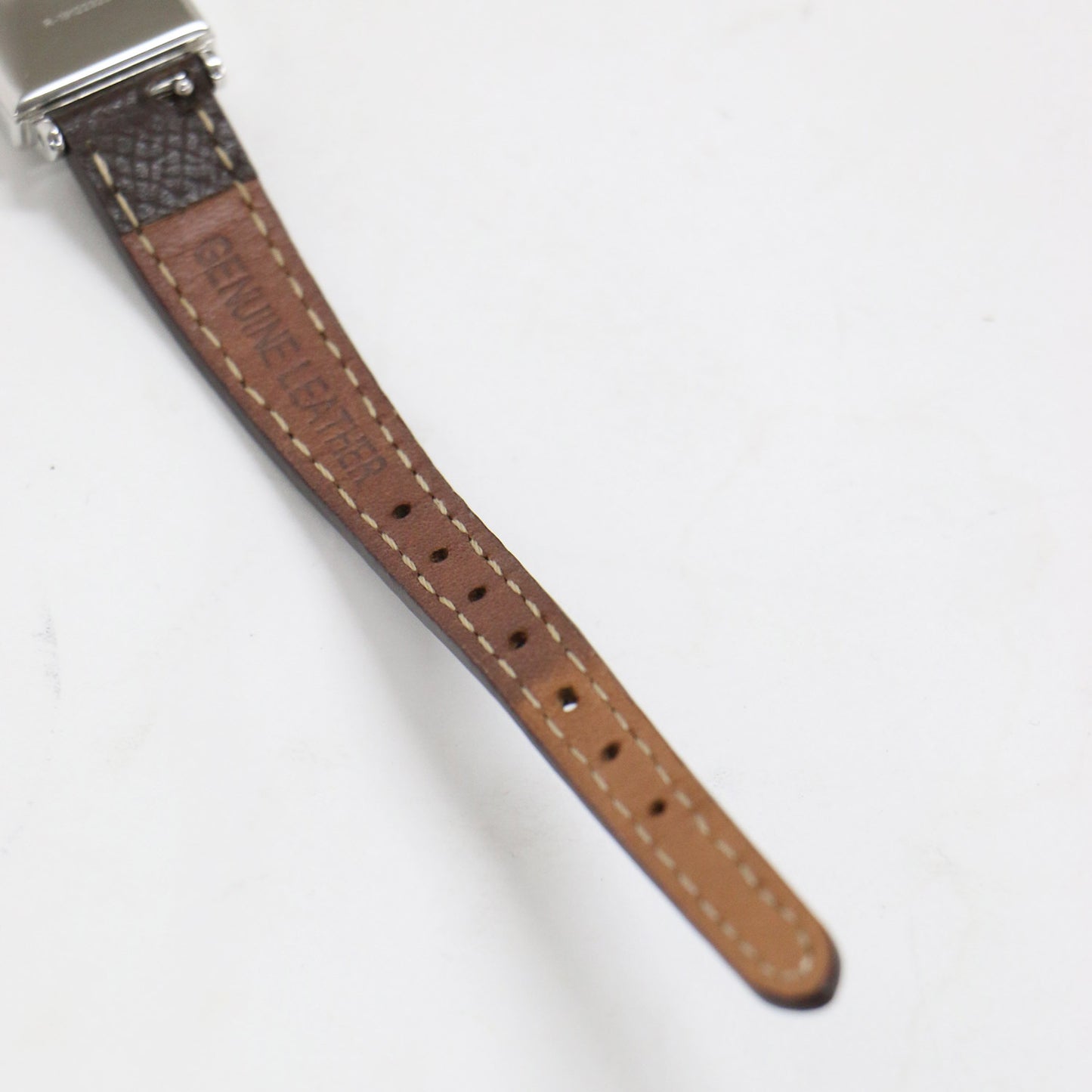 レザー ベルト 腕時計 / リストウォッチ スクエア クオーツ