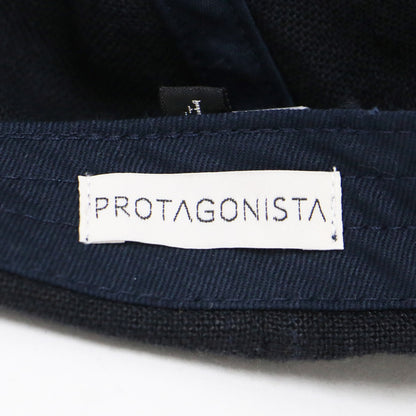 ロゴ 刺繍入り キャップ / 帽子 リネン