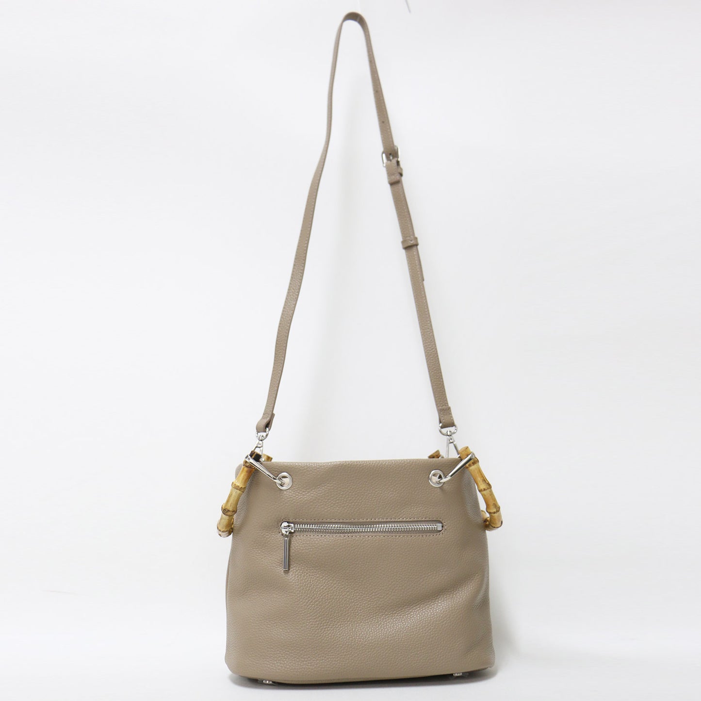 × FREAKS STORE 別注 25春夏 バンブーハンドル バッグ / ショルダーバッグ トートバッグ 2WAY 牛革 本革