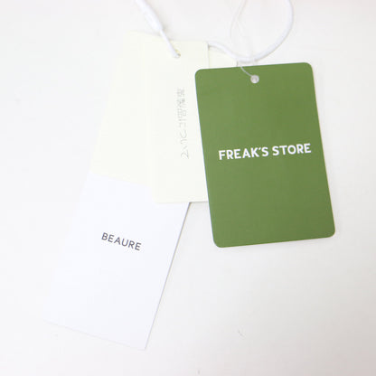 × FREAKS STORE 別注 25春夏 バンブーハンドル バッグ / ショルダーバッグ トートバッグ 2WAY 牛革 本革