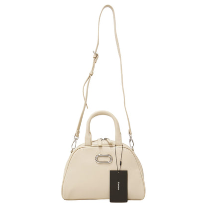 25春夏 オーバルパーツ ボストンバッグ / oval parts boston bag ショルダーバッグ 2WAY 合成皮革