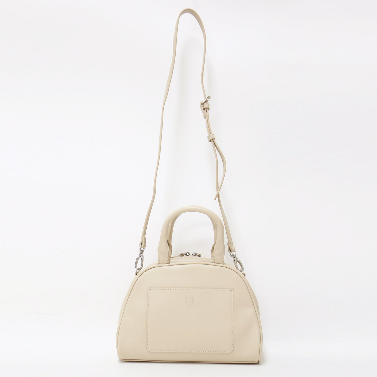 25春夏 オーバルパーツ ボストンバッグ / oval parts boston bag ショルダーバッグ 2WAY 合成皮革