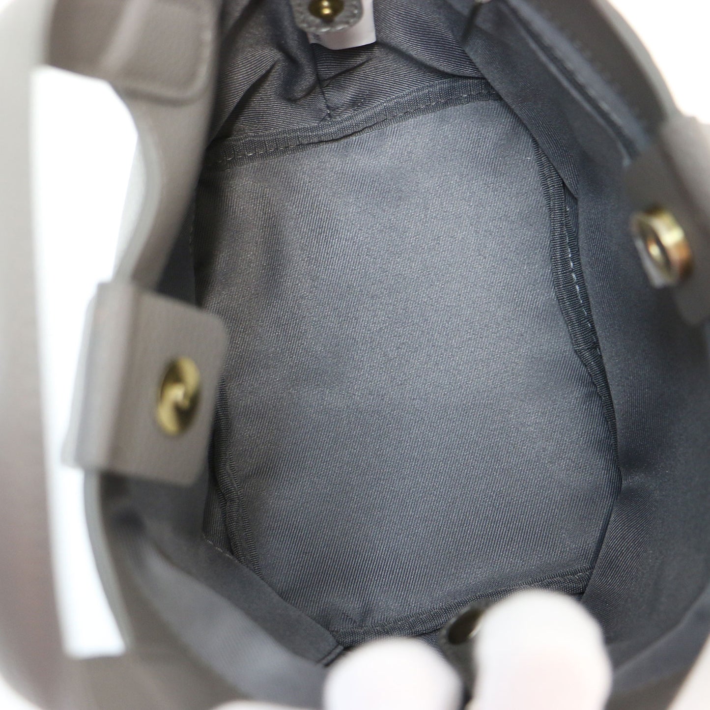 2WAY バケット トートバッグ / ショルダーバッグ フェイクレザー