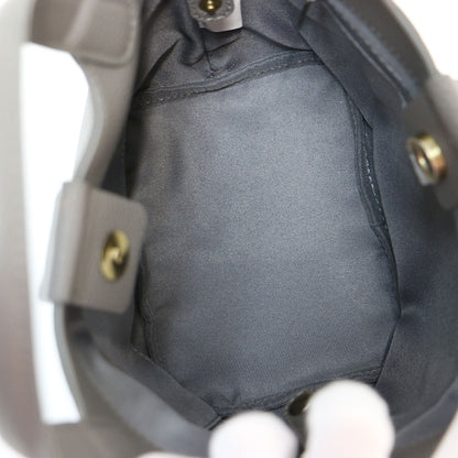 2WAY バケット トートバッグ / ショルダーバッグ フェイクレザー