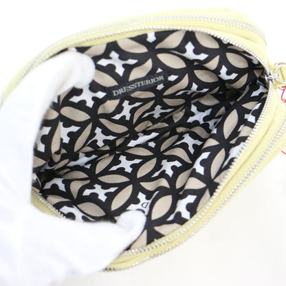 25春夏 チェーンストラップ マルチポケット ポーチ / ポシェット ショルダーバッグ レザー 本革 牛革