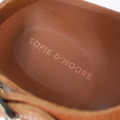 バックストラップ サンダル / フラット ボリュームソール レザー