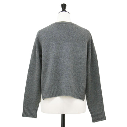 23秋冬 SUPER180 クルー プルオーバー / ニット ショー丈 クルーネック 長袖 ウール