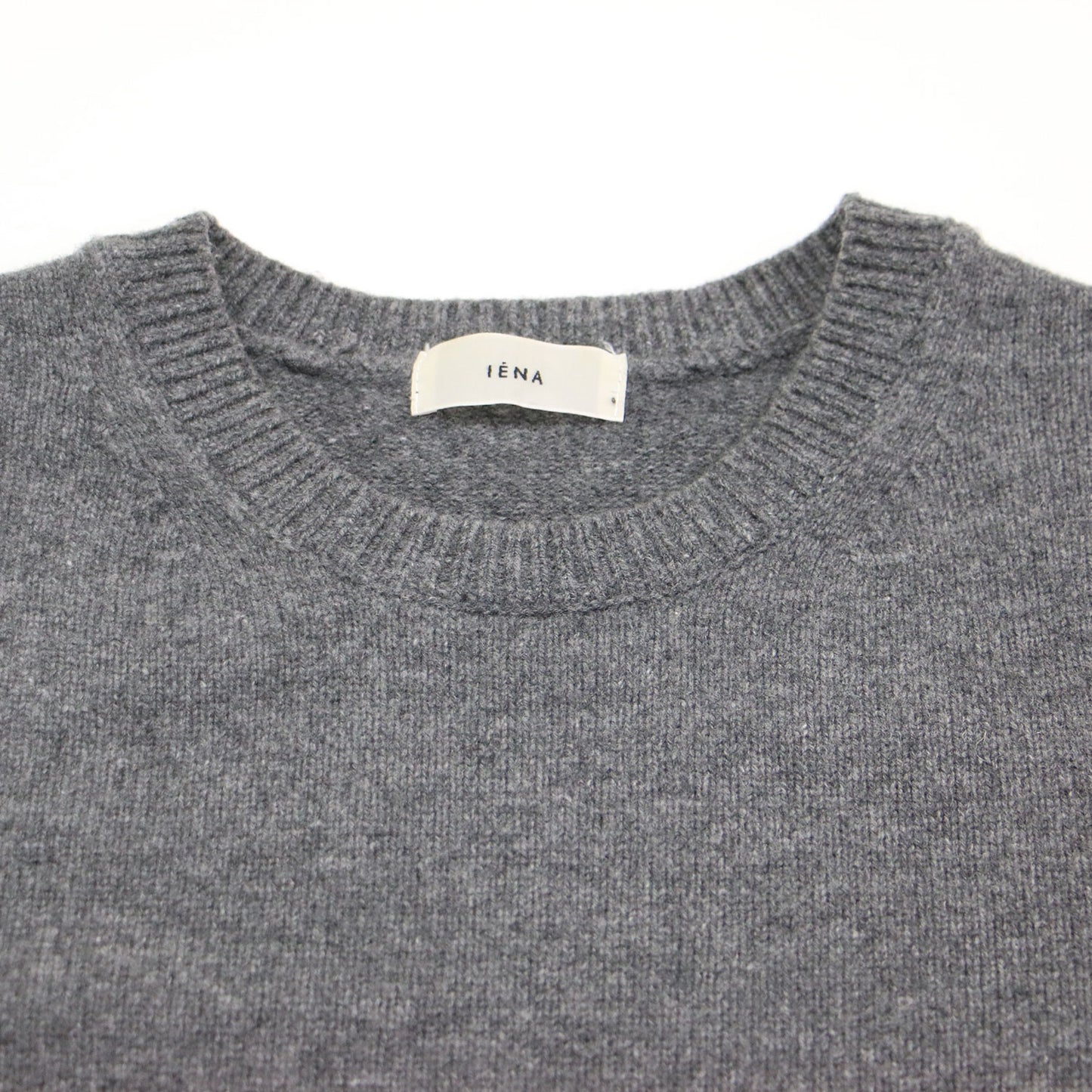 23秋冬 SUPER180 クルー プルオーバー / ニット ショー丈 クルーネック 長袖 ウール