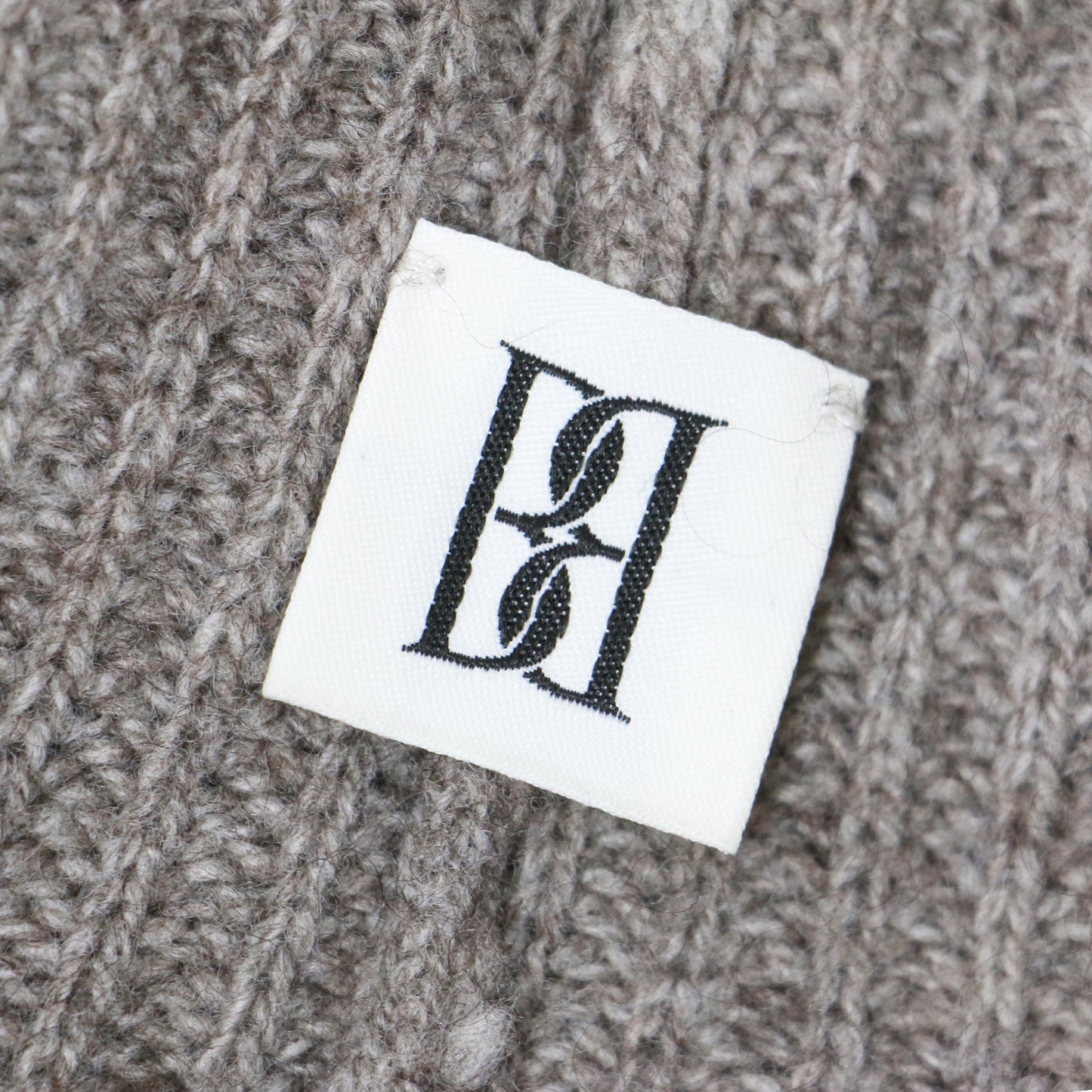23秋冬 フーディー スカーフ / hoodie scarf マフラー フード リブ編み ウール