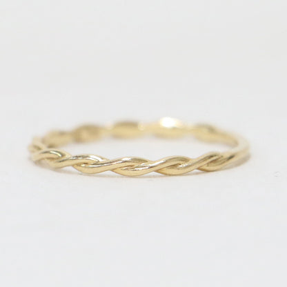 K10YG ツイスト リング / 指輪