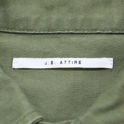 25春夏 ミリタリージャケット JBV-2501 / PARIS UTILITY JACKET 5分袖 ハーフスリーブ カットオフ コットン