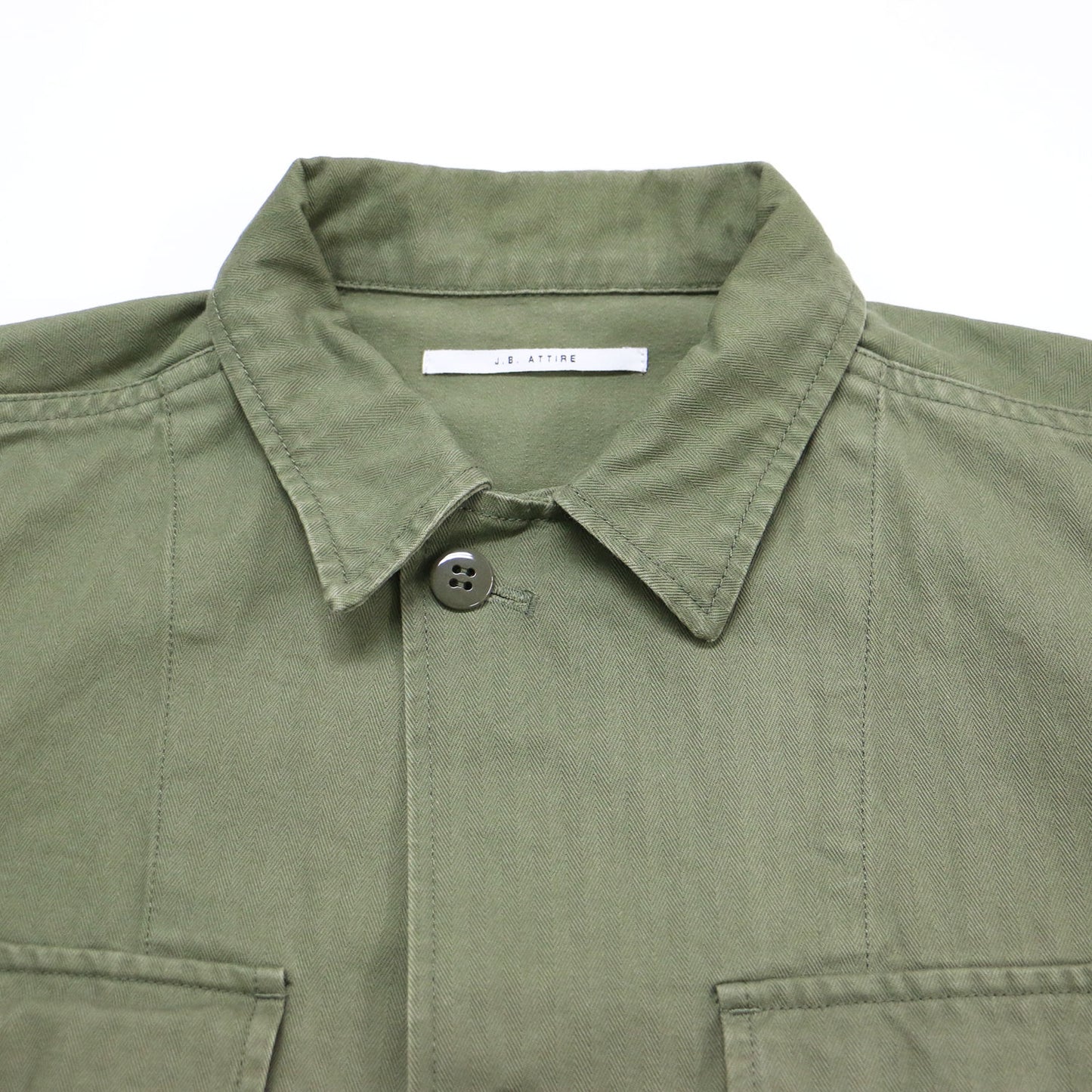 25春夏 ミリタリージャケット JBV-2501 / PARIS UTILITY JACKET 5分袖 ハーフスリーブ カットオフ コットン