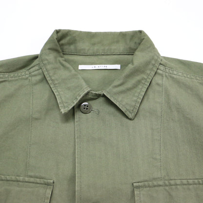 25春夏 ミリタリージャケット JBV-2501 / PARIS UTILITY JACKET 5分袖 ハーフスリーブ カットオフ コットン
