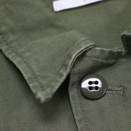 25春夏 ミリタリージャケット JBV-2501 / PARIS UTILITY JACKET 5分袖 ハーフスリーブ カットオフ コットン