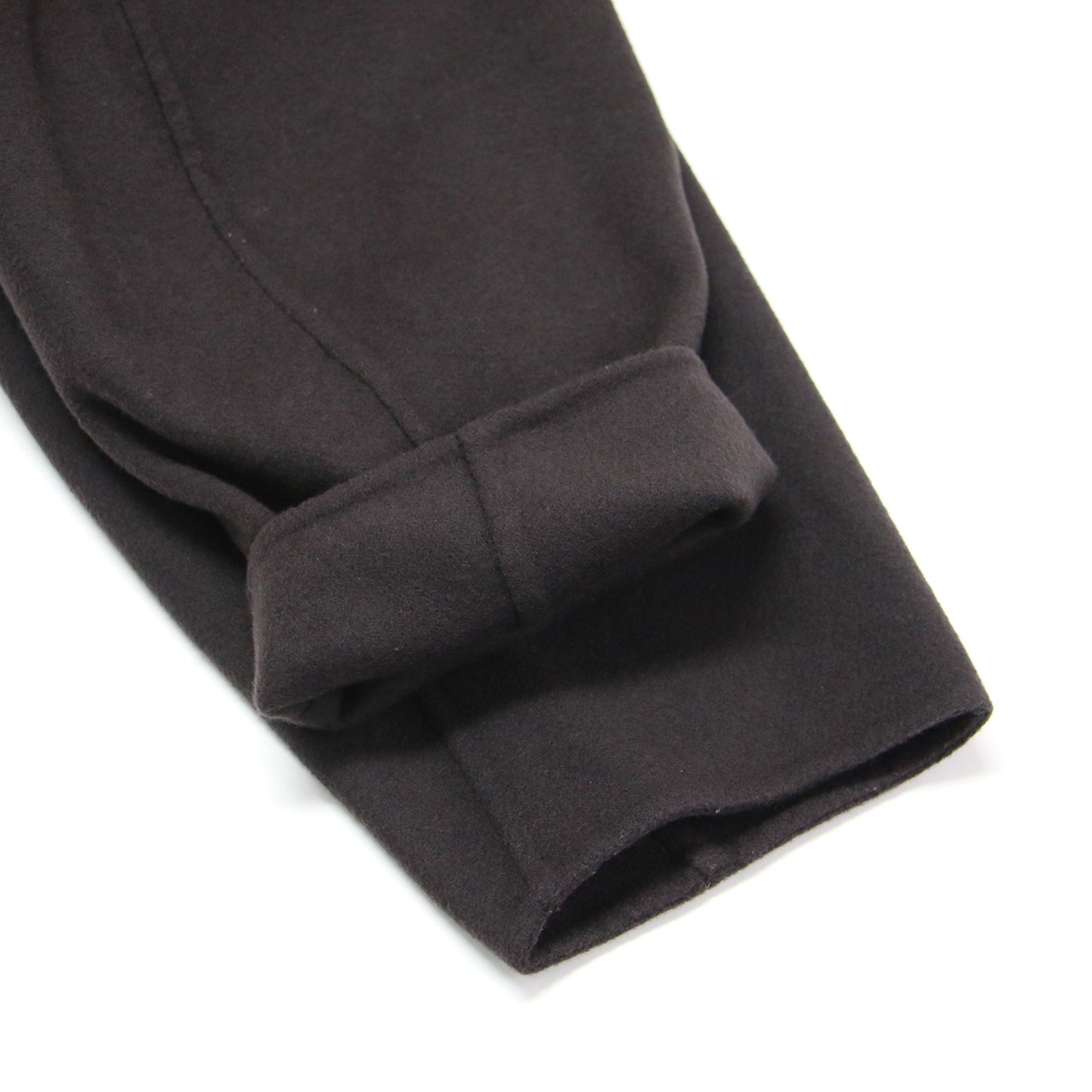 23秋冬 マンテコ フード コート / MANTECO ロング丈 ノーカラー クルーネック 2WAY リバー ウール