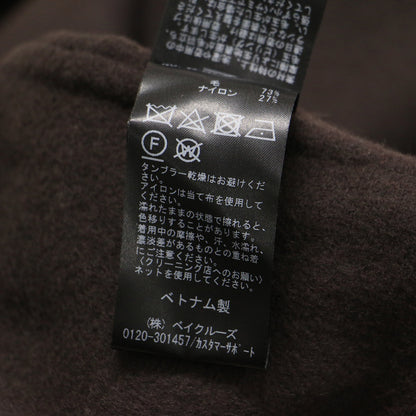 23秋冬 マンテコ フード コート / MANTECO ロング丈 ノーカラー クルーネック 2WAY リバー ウール