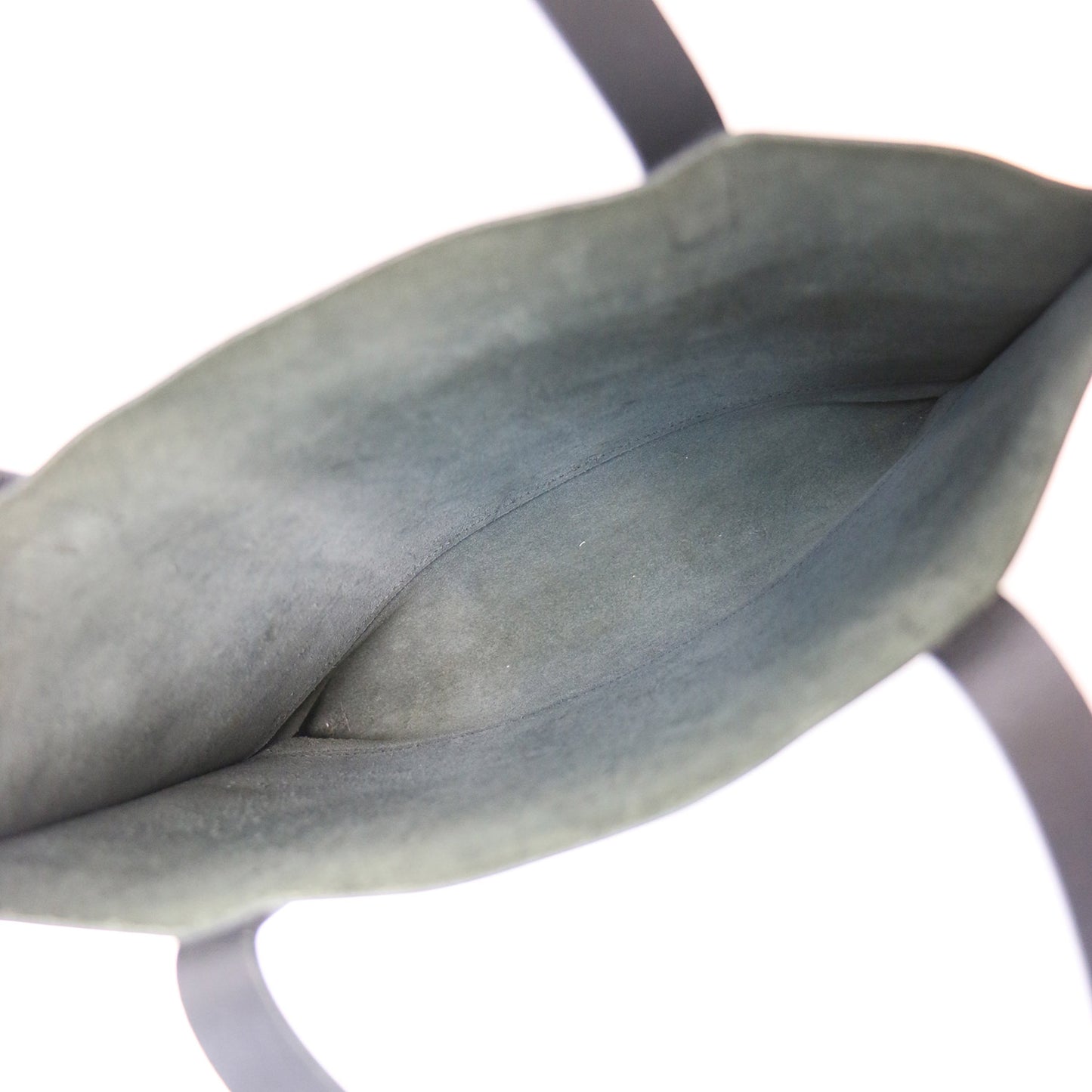 レザー トート バッグ / スクエア 縦長 ショルダー 肩掛け