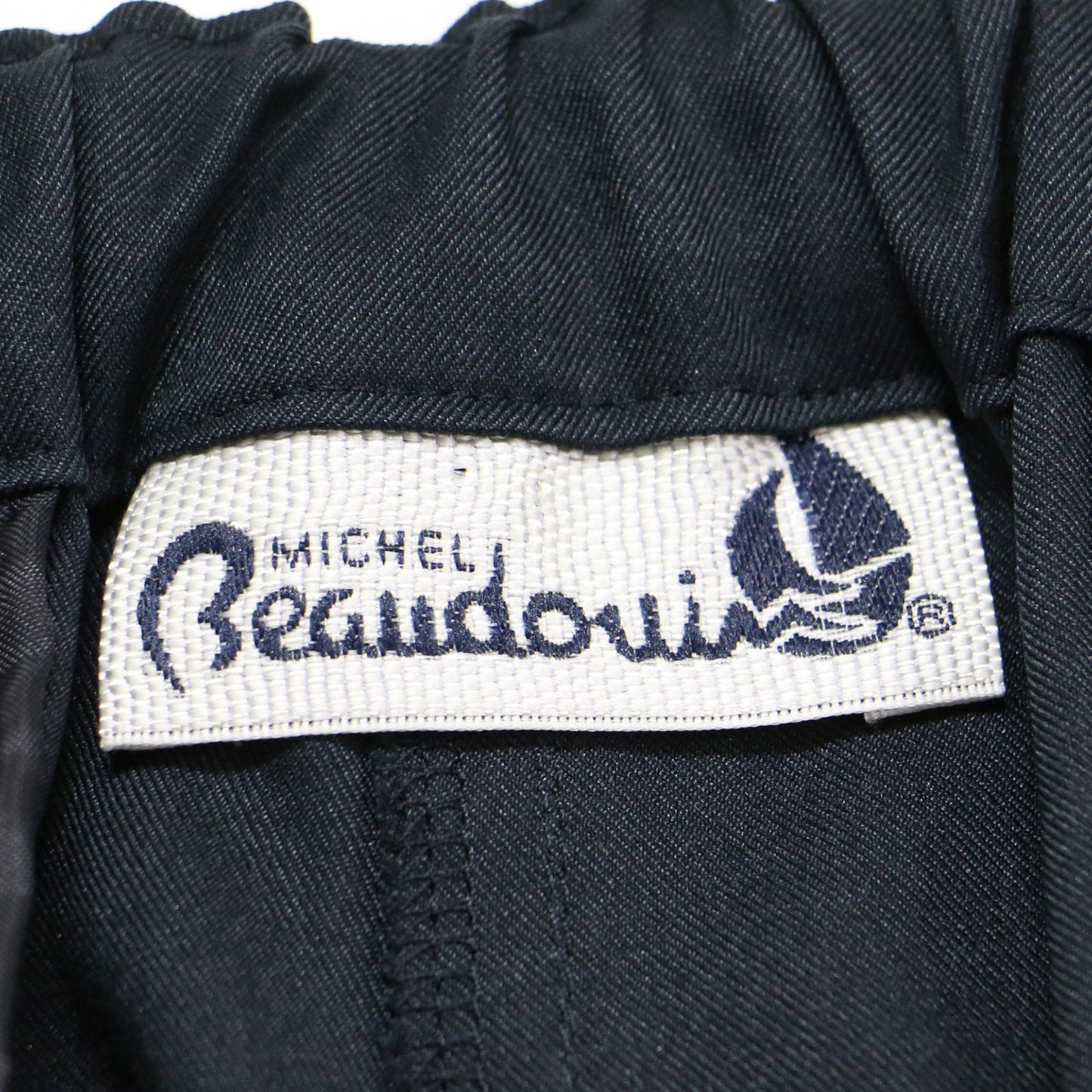 フロッキー ドット プリント パンツ / テーパード ウエストゴム